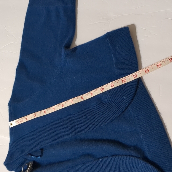 INC Cashmere Cardigan open crop top short sleeve - Picture 8 of 9